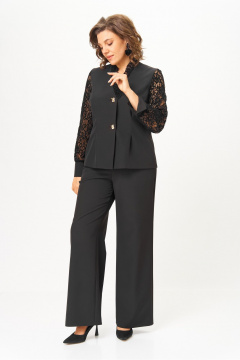 Брюки, жакет Vilena 1130 черный - фото 5
