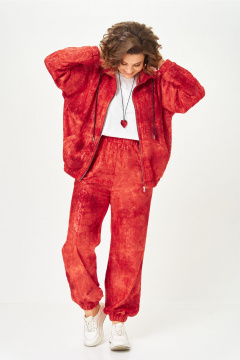 Брюки, худи ANASTASIA MAK 1310 красный - фото 1