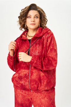 Брюки, худи ANASTASIA MAK 1310 красный - фото 4