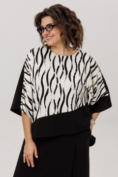 Блуза, кюлоты Anelli 1793.1 базальтовый_гром - фото 4