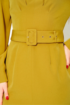 Платье Laikony L-543 лайм_бронз - фото 4