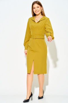 Платье Laikony L-543 лайм_бронз - фото 2