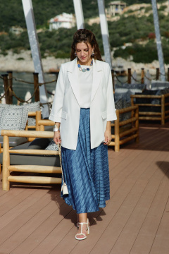 Юбка Vittoria Queen 27143ю синий - фото 1