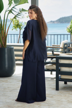 Блуза Vittoria Queen 27183бл темно-синий - фото 4