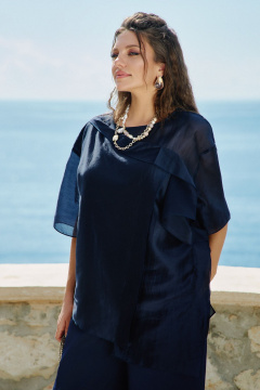 Брюки Vittoria Queen 27183бр темно-синий - фото 2