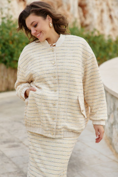 Бомбер Vittoria Queen 27753б желтый - фото 2