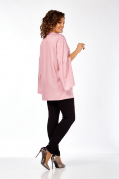 Рубашка Avenue 0350 полоска_розовый+молочный - фото 5