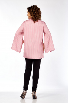 Рубашка Avenue 0350 полоска_розовый+молочный - фото 4