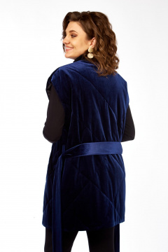 Жилет Avenue 0402 темно-синий - фото 4