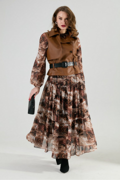 Жилет, ремень NikVa 1026-1 шоколад - фото 1