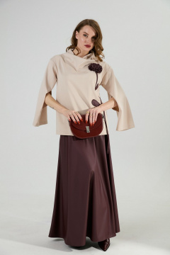 Юбка NikVa 813-21 бордо - фото 4