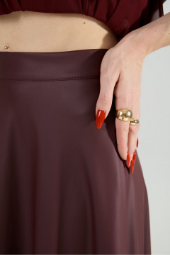Юбка NikVa 813-21 бордо - фото 3