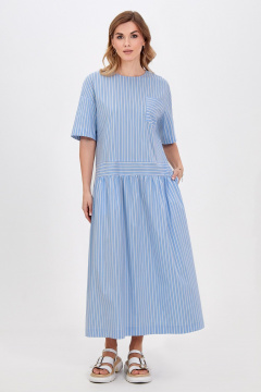 Платье Bazalini 5029 голубой - фото 3