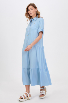 Платье Bazalini 5030 голубой - фото 5