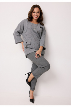 Брюки Твой имидж 2293 черно-белый - фото 4