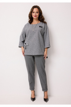 Брюки Твой имидж 2293 черно-белый - фото 1