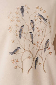 Джемпер Nelva 23088 бежевый - фото 4