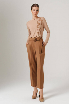 Брюки Nelva 31083 бежевый - фото 1
