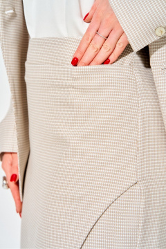 Жакет, юбка Laikony L-843 латте - фото 4