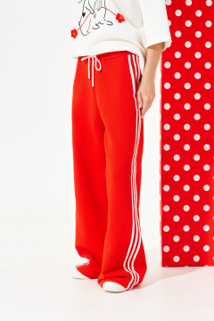 Брюки ELLETTO LIFE 2381 красный - фото 4