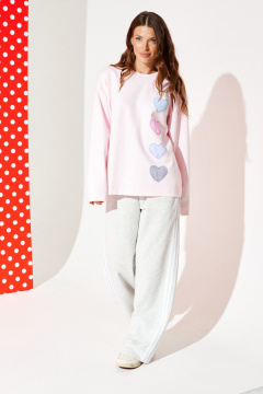 Брюки ELLETTO LIFE 2382 серый - фото 1