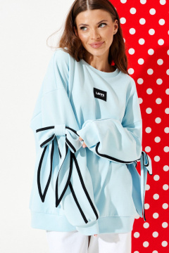 Свитшот ELLETTO LIFE 3950 голубой - фото 5