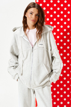 Толстовка ELLETTO LIFE 3948 серый - фото 5