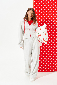 Толстовка ELLETTO LIFE 3955 серый - фото 2