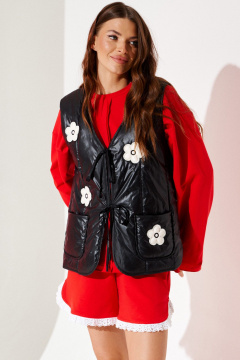 Жилет ELLETTO LIFE 3977 черный - фото 1