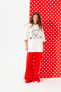 Джемпер ELLETTO LIFE 3972 молочный - фото 2