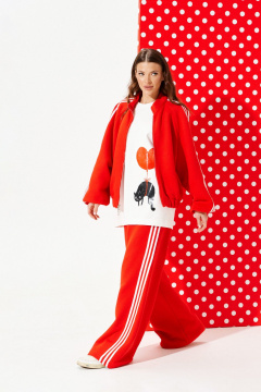 Бомбер ELLETTO LIFE 3961 красный - фото 3