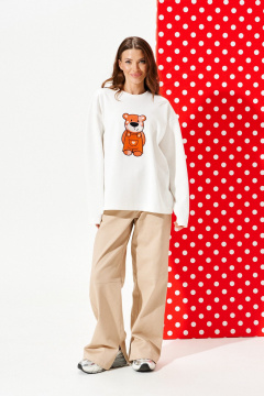 Джемпер ELLETTO LIFE 3973 молочный - фото 1