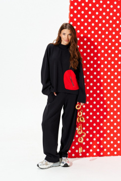 Брюки, джемпер ELLETTO LIFE 5327 черный - фото 2