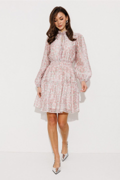 Платье Butеr 3255 розовый_принт - фото 3