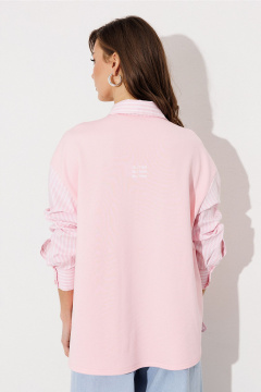 Блуза Butеr 3257 розовый - фото 5