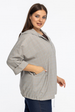 Жакет Avila 1010 бежево-голубой - фото 4