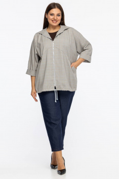 Жакет Avila 1010 бежево-голубой - фото 2