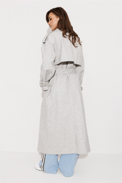 Плащ Butеr 3270 светло-серый - фото 4