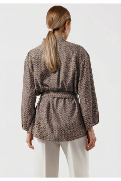 Блуза Erika 7232 коричневый - фото 4