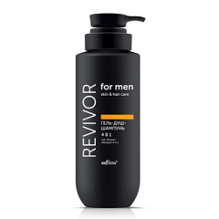 Гель для душа Belita Revivor for Men.Skin & Hair Care-Гель-душ-шампунь 4 в 1 - фото 1
