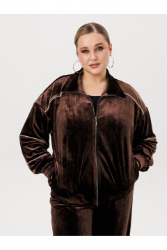 Брюки, свитшот AVA fashion М-166.01 коричневый - фото 3