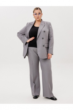 Брюки, жакет AVA fashion М-170 серый - фото 3