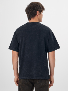 Футболка Mark Formelle 111900/25-ОБР5297П-0 ACID_WASH_черный_печать_009.2_Эйсид_1_сл_на_полДТ - фото 2