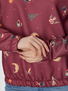 Свитшот Mark Formelle 122587/25-ОБР41834П-7П игрушки_на_бордо_010.2_Сублимация_полотна - фото 4