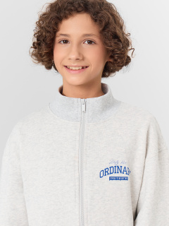 Толстовка Mark Formelle 123448/25-35533П-7 серый_меланж_4306_А_печать2_1_сл_на_ЛВ_дет_пер - фото 4