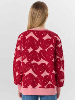 Джемпер Mark Formelle 127916/24-30066П-7П сердечки_на_розовом - фото 2