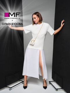 Платье Mark Formelle 152696/24-33222Ц-16 белый - фото 1