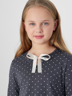 Платье Mark Formelle 157982/25-39001П-0 горошек_на_графите - фото 2