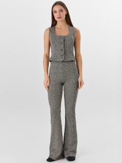 Брюки Mark Formelle 182334/25-41254П-4 коричневая_клеточка - фото 1