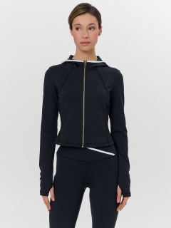 Толстовка Mark Formelle 362007/25-39165П-2 черный_печать_1_сл_термотрансфер_на_ПР_рукаве - фото 1